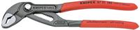 Knipex Wasserpumpenzange Cobra, 87 01 180, Druckknopf-Einstellung, Griffe