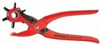 Knipex Lochzange 90 70 220, Revolverlochzange, 2 - 5 mm Loch-&Oslash;, verstellbar