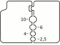 KNIPEX 12 12 10, KNIPEX Praezisions- Abisolierzange m. Formmesser