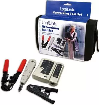LogiLink Netzwerk Werkzeug Set mit Tasche (WZ0012)
