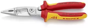 Knipex VDE-Elektro-Installationszange 200 mm (1386200) Knipex VDE-Elektro-Installationszange 200 mm (1386200)