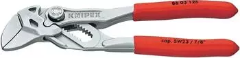 Knipex Mini-Zangenschlüssel vernickelt 125 mm (86 03 125) Knipex Mini-Zangenschlüssel vernickelt 125 mm (86 03 125)