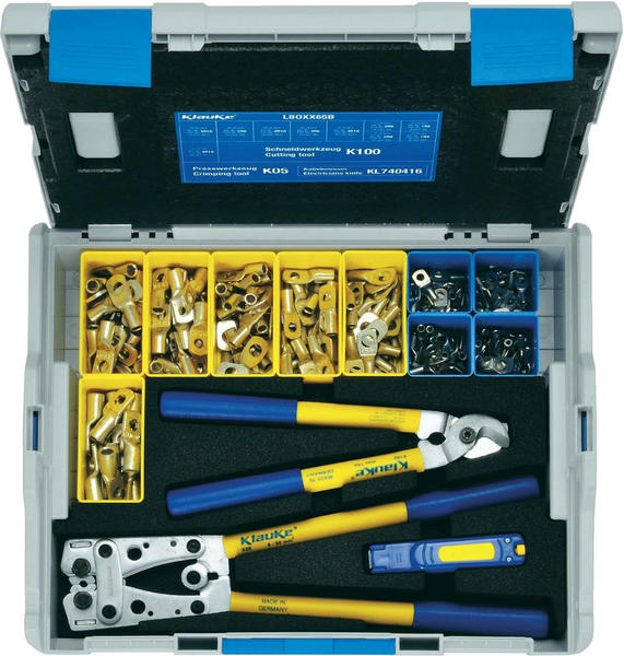 Klauke Crimpzangen-Set 223-teilig (LBOXX65B)