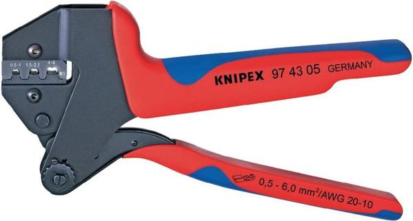 Knipex Crimp-Systemzange für auswechselbare Crimpeinsätze 200 mm (97 43 05)