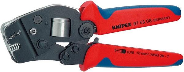 Knipex Selbsteinstellende Crimpzange für Aderendhülsen 190mm (97 53 08)