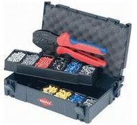 Knipex 97 90 23, Knipex Crimp-Sortiment (220 mm) (97 90 23) Rot/Blau