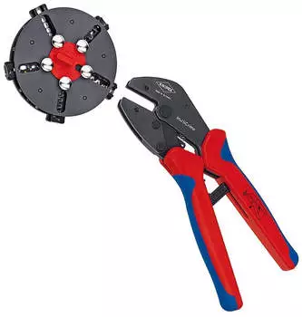 Knipex MultiCrimp Crimpzange mit Wechselmagazin (97 33 02)