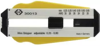 C.K Tools 330013 Abisolierwerkzeug - einstellbar Präzisions-Abisolierer auf 6 Drahtdurchmesser