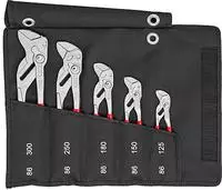 Knipex Zangenschl&uuml;ssel-Set 5-teilig in Rolltasche - 00 19 55 S4