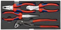 Knipex Zangenset 00 20 01 V17, 4 Zangen, 180 - 250 mm, in Schaumstoffeinlage