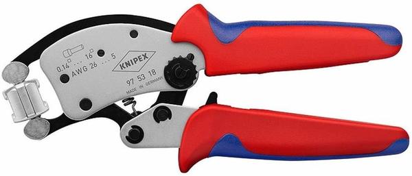 Knipex Twistor 16 Crimp-Hebelzange für Aderendhülsen 0,14-16 mm² (97 53 18)