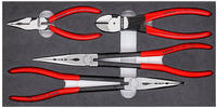 Knipex Zangen-Set KFZ 4-teilig Schaumeinlage - 00 20 01 V16