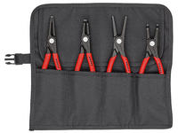 Knipex 00 19 57 V01, Knipex Sicherungsringzangen-Set &Oslash; 19 - 60mm, 4-teilig (rot, 2x
