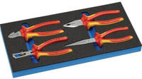Werkzeugmodul 4-tlg.1/3-Modul VDE-Zangensatz KNIPEX