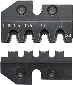 Knipex Crimpeinsatz für Stecker der AMP-Superseal 1.5 Serie von Tyco Electronics (97 49 28)