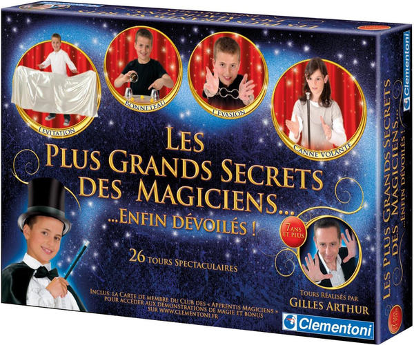 Clementoni Les plus Grands Secrets des Magiciens - 26 tours spectaculaires (französisch)