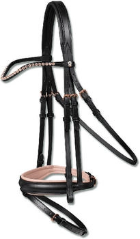 Waldhausen Trense X-Line Rosé Vb schwarz