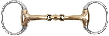 Waldhausen Cupris Olivenkopfdoppeltrense doppelt gebrochen 13,5cm