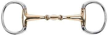 Busse Gebiss Trense Olivenkopfgebiss Kaugan-Shaped doppelt gebrochen 16mm 13,5cm