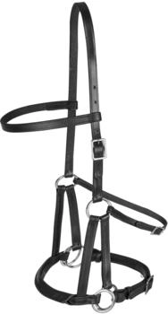 Waldhausen Lindel Bitless Zaumzeug für Pferde Warmblut schwarz (9414101-WB)