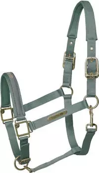 Kieffer Kieffer Nylonhalfter unterlegt Stallhalfter Satin Shine, Mint Warmblut