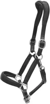 Kieffer Kieffer Stallhalfter Ultrasoft Deluxe, Leder schwarz Warmblut