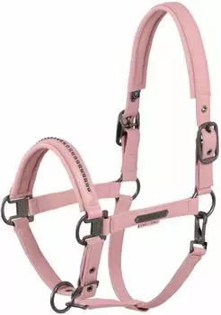 Eskadron Halfter SOFTSHELL PEARLS DOUBLE PIN Platinum 2025 soft rouge, Pony groß
