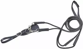 Busse Schlaufzügel Basic-Kordel Schwarz Warmblut