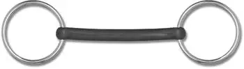 Waldhausen Gummi-Stangengebiss schwarz 13.5 cm