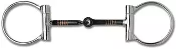 Waldhausen Westerntrense D-Ring Snaffle Bit Einfach Gebrochen 10 mm Gebiss 13,5 cm