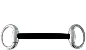 Sprenger Olivenkopf Stangengebiss schwarz 14.5 cm