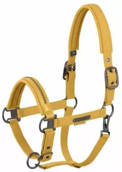 Eskadron Halfter Softshell Pearls Double Pin golden yellow WB