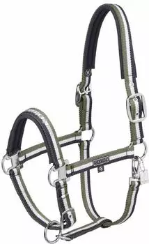 Eskadron Halfter DOUBLE PIN Classic Sports Frühjahr/Sommer 2025 Pony groß, navy-greige-dusty olive