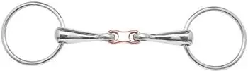 Busse Wassertrense Doppelt Gebrochen Kupferstück 18 mm Gebiss 11,5 cm