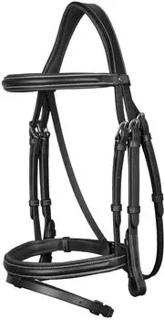 Dyon Dy'on Trense mit kombiniertem Reithalfter WORKING COLLECTON schwarz VB