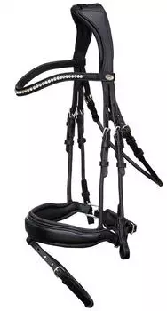 Schockemöhle Sports Sports Trense Anatomic Line "Malibu" black WB