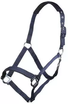 HKM Sydney Style Halfter, weich unterlegt, dunkelblau, Warmblut