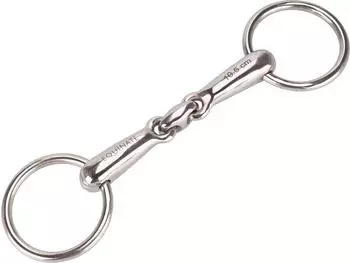 Equinate Pony Wassertrense Edelstahl 16mm doppelt gebrochen 1,6 cm 10,5 cm