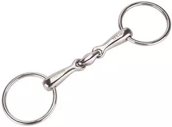 Equinate Wassertrense Edelstahl 16mm doppelt gebrochen 1,6 cm 14,5 cm