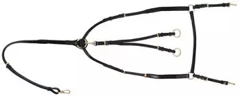 Hans Melzer Horse Equipment Vorderzeug Bad Harzburg schwarz/messing WB (Warmblut)