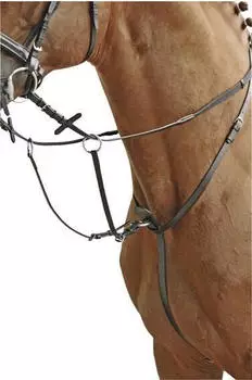 HKM Martingal, Leder, schwarz, Pony