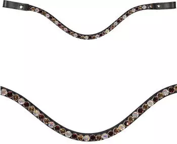 HKM Crystals Stirnband, bernstein, Vollblut