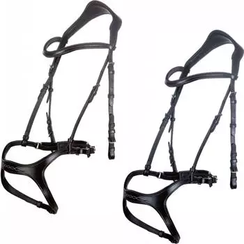 HKM Anatomic Sports Trense, schwarz, Pony