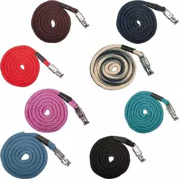 HKM Aachen Strick mit Panikhaken, schwarz, 180cm