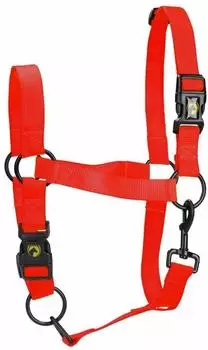 Excellent Essential Halfter Nylon rot, XS Mini Fohlen (HALS1001B)