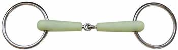 Bieman Einfach gebrochene Wassertrense Apple Mouth 18mm RVS 13,5cm (4068008)