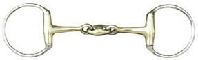 HKM Doppelt gebro. Olivenkopfgebiss 18 mm a. Argentan 9881