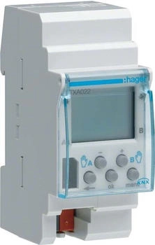 Hager Wochenschaltuhr 2 Kanäle KNX TXA022