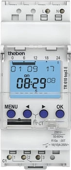 Theben Digitale Zeitschaltuhr 1-Kanal DIN-Schiene 2 Module