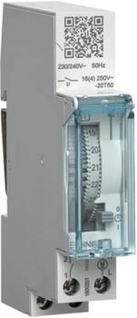 Hager Elektromechanische Schaltuhr Tagesuhr 1S 16A analog ohne Gangreserve (EHN010)